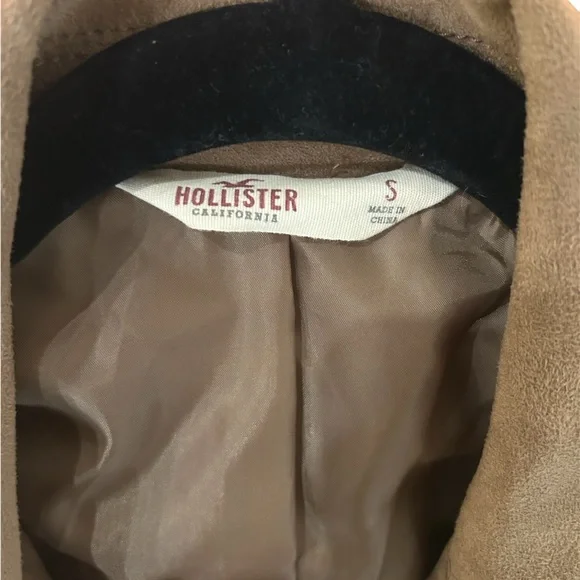 🤩 SALE HOLLISTER Women's Fringe Suede Leather Jacket - Picture 3 of 3